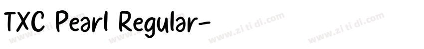 TXC Pearl Regular字体转换